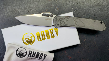 Kubey Blackout Titanium Handle M390 Blade