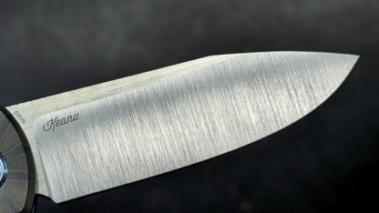 Kubey NEO Flame Titanium Handle S35VN Blade