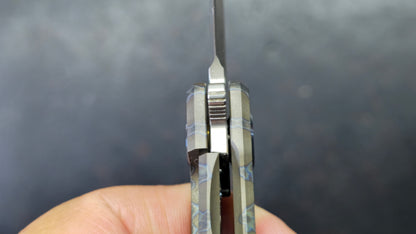 Kubey NEO Flame Titanium Handle S35VN Blade
