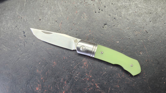 QSP Heron Folding Knife Glow-in-the-Dark G10 Handle Nitro-V