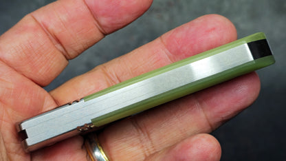 QSP Heron Folding Knife Glow-in-the-Dark G10 Handle Nitro-V