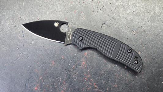 Spyderco Sage 5 Salt Compression Lock Black G-10 3" Black TiCN MagnaCut Blade