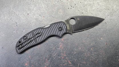 Spyderco Sage 5 Salt Compression Lock Black G-10 3" Black TiCN MagnaCut Blade
