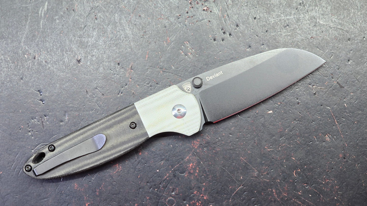Kizer Deviant Micarta/G10 Handle M390 Blade