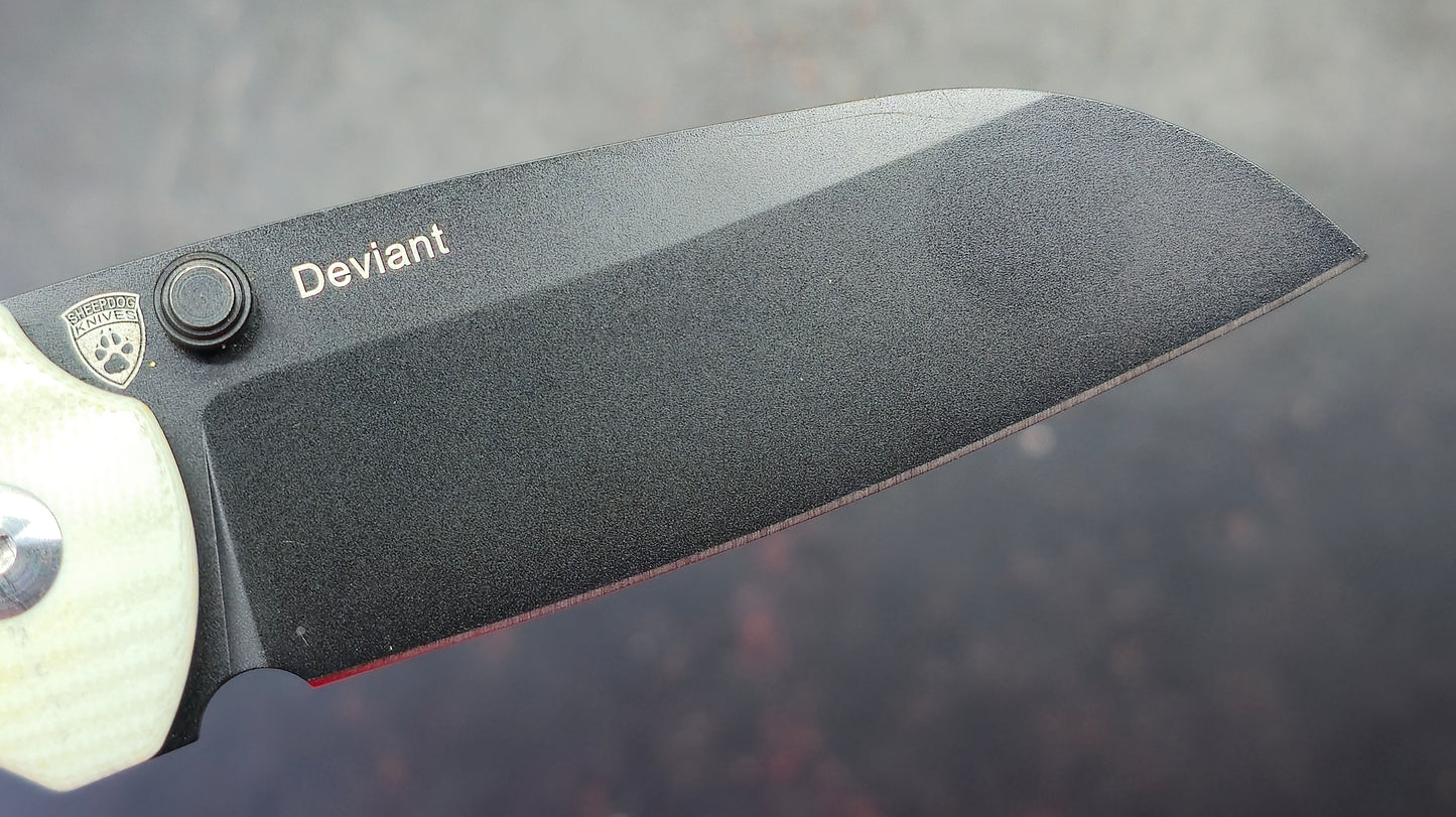 Kizer Deviant Micarta/G10 Handle M390 Blade