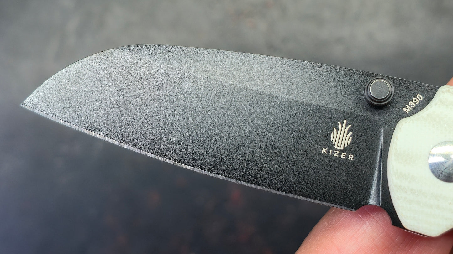 Kizer Deviant Micarta/G10 Handle M390 Blade