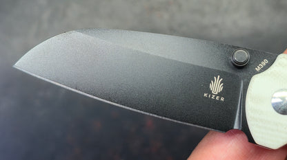 Kizer Deviant Micarta/G10 Handle M390 Blade