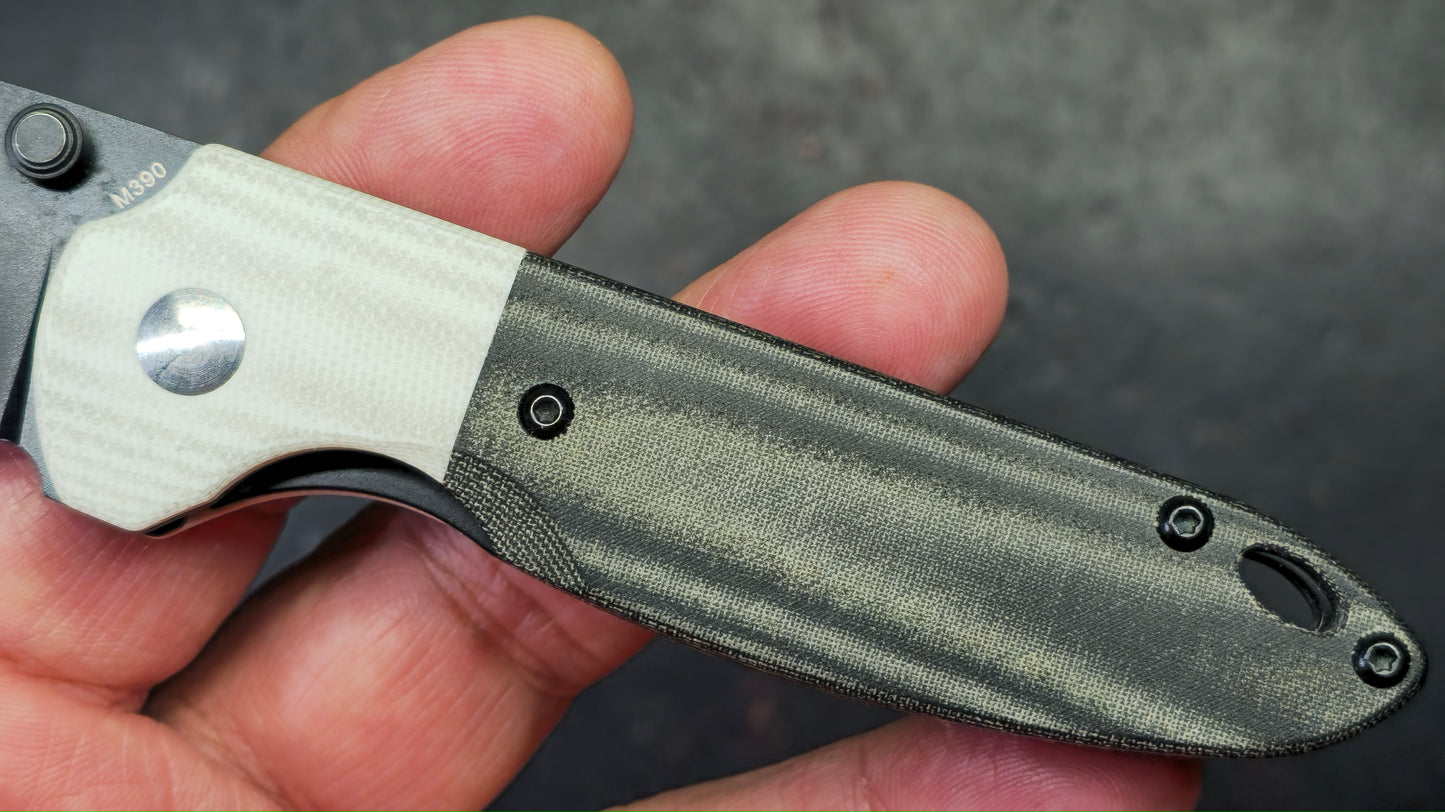 Kizer Deviant Micarta/G10 Handle M390 Blade