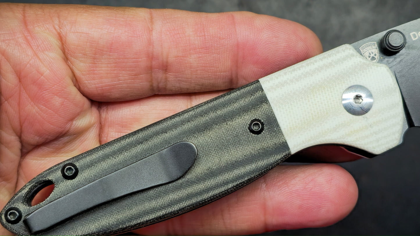 Kizer Deviant Micarta/G10 Handle M390 Blade