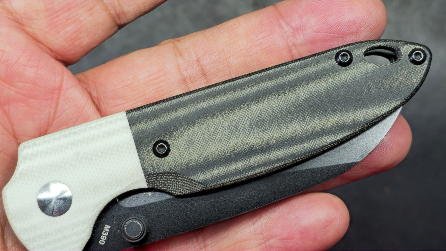 Kizer Deviant Micarta/G10 Handle M390 Blade