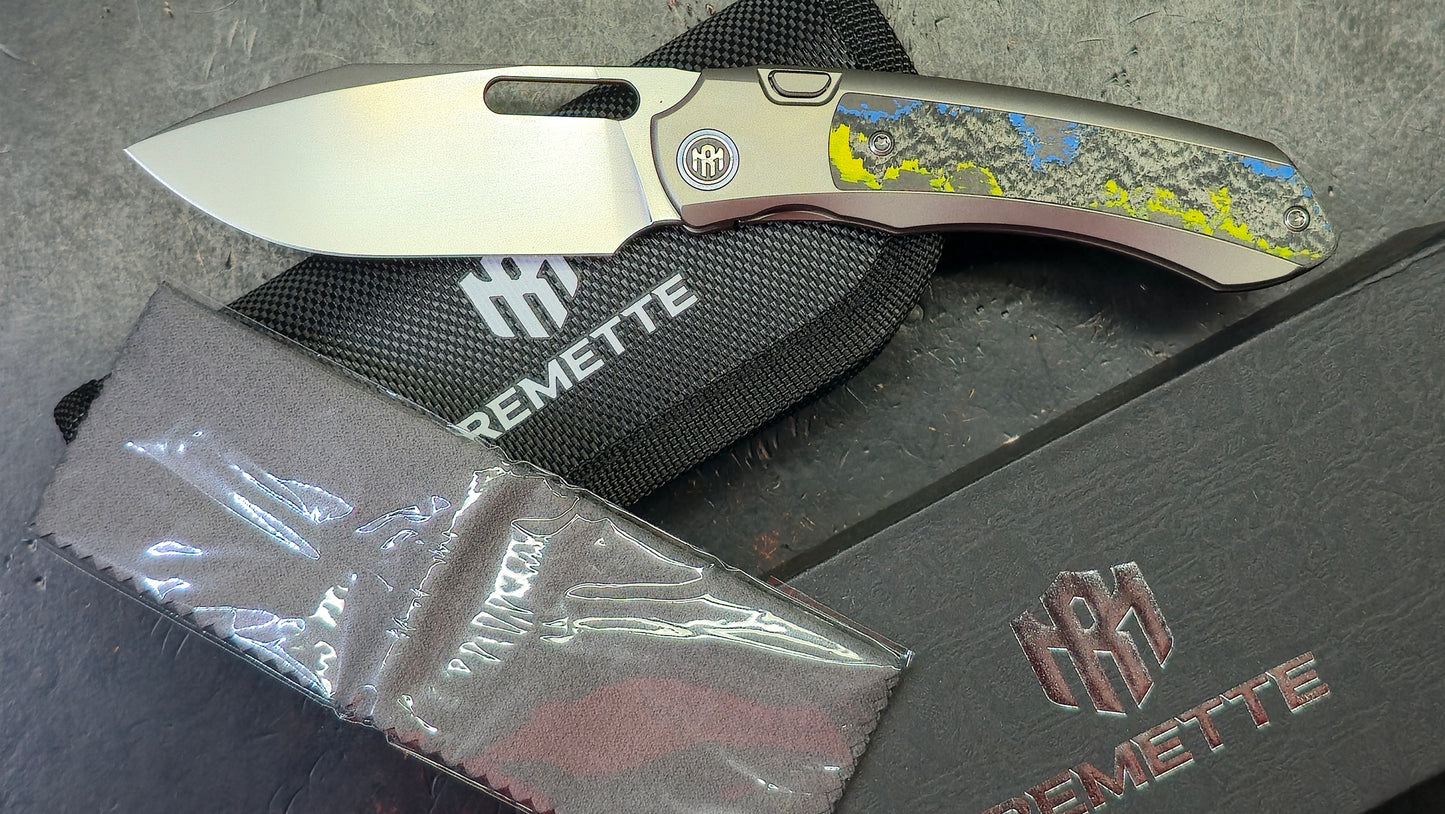 Remette RT-Orca Titanium/Carbon Fiber Handle M390 Blade