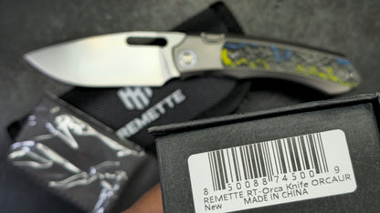 Remette RT-Orca Titanium/Carbon Fiber Handle M390 Blade