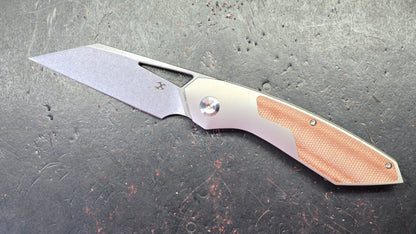 Kansept Strip Micarta/Titanium Handle Magnacut Blade