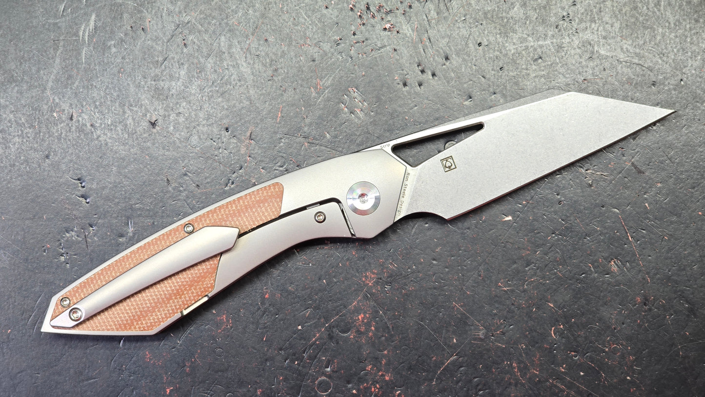 Kansept Strip Micarta/Titanium Handle Magnacut Blade