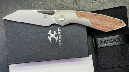 Kansept Strip Micarta/Titanium Handle Magnacut Blade