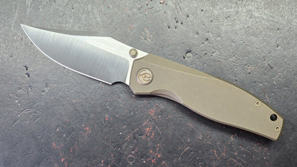 Kubey Classico Bronze Titanium Handle M390 Blade