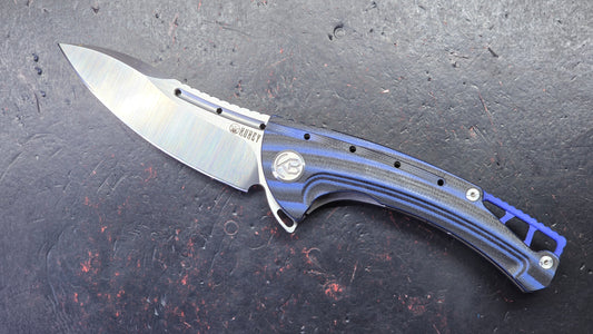 KUBEY Tarzan G10 Handle AUS 10 Blade