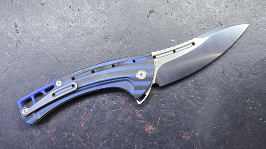 KUBEY Tarzan G10 Handle AUS 10 Blade