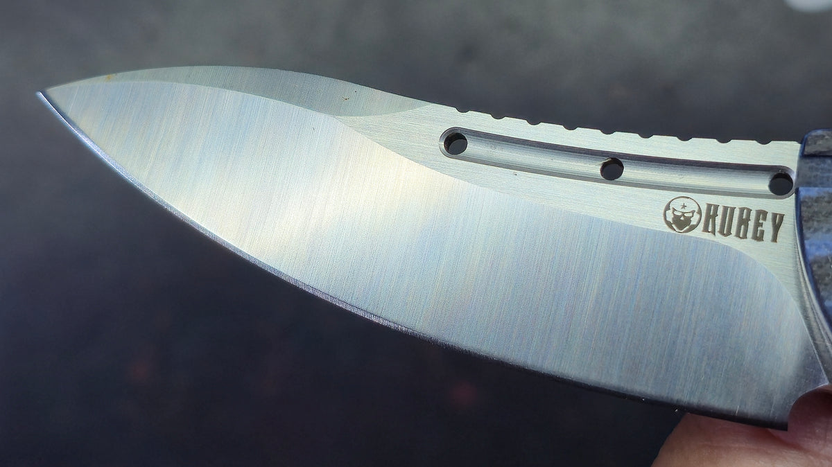 KUBEY Tarzan G10 Handle AUS 10 Blade