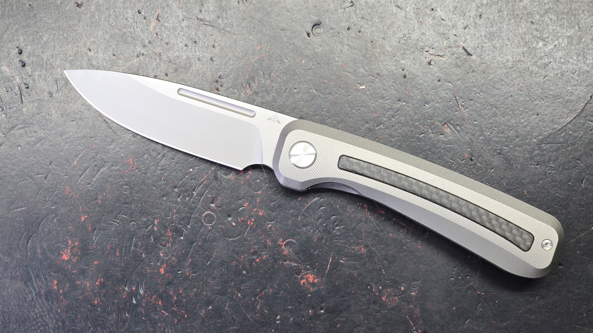 Miguron AM8 Ameight Morad II Titanium/Carbon Fiber Handle CPM S90V Blade