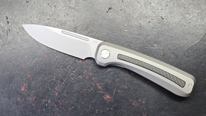 Miguron AM8 Ameight Morad II Titanium/Carbon Fiber Handle CPM S90V Blade