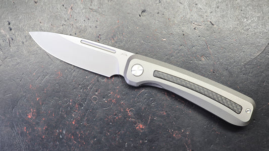 Miguron AM8 Ameight Morad II Titanium/Carbon Fiber Handle CPM S90V Blade