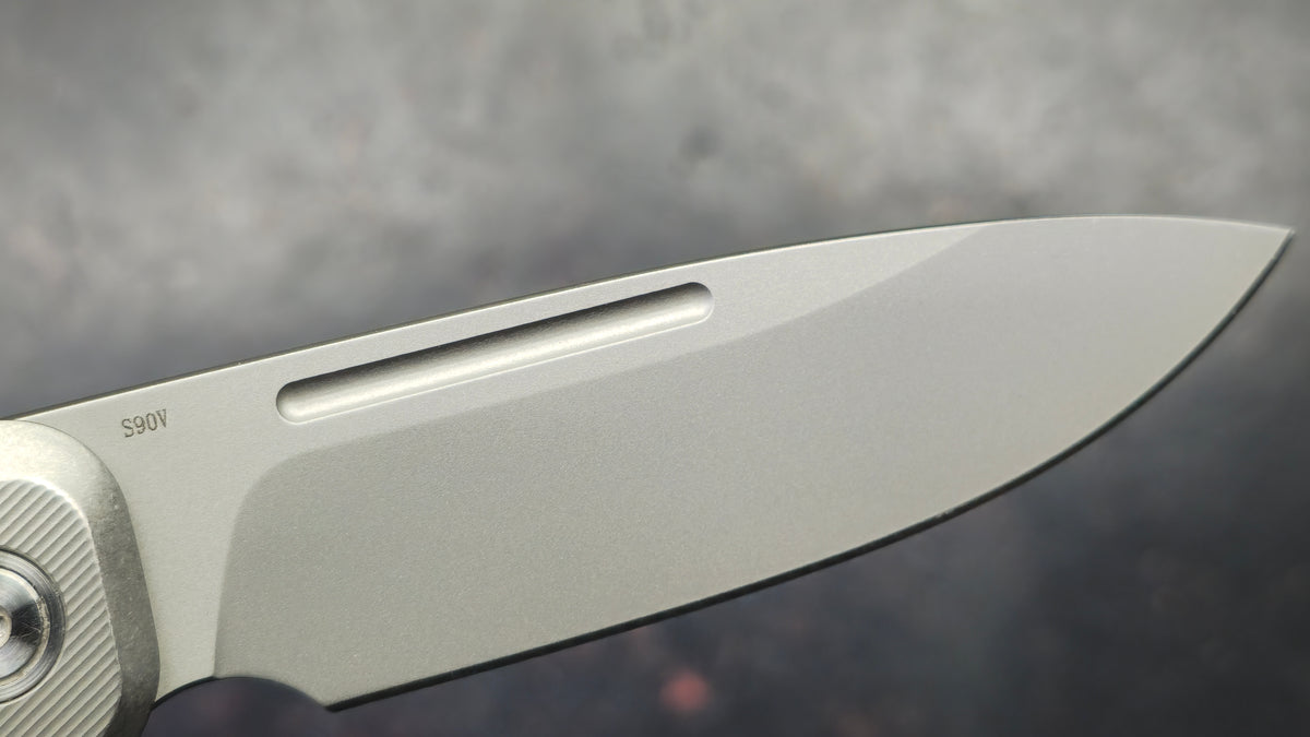 Miguron AM8 Ameight Morad II Titanium/Carbon Fiber Handle CPM S90V Blade
