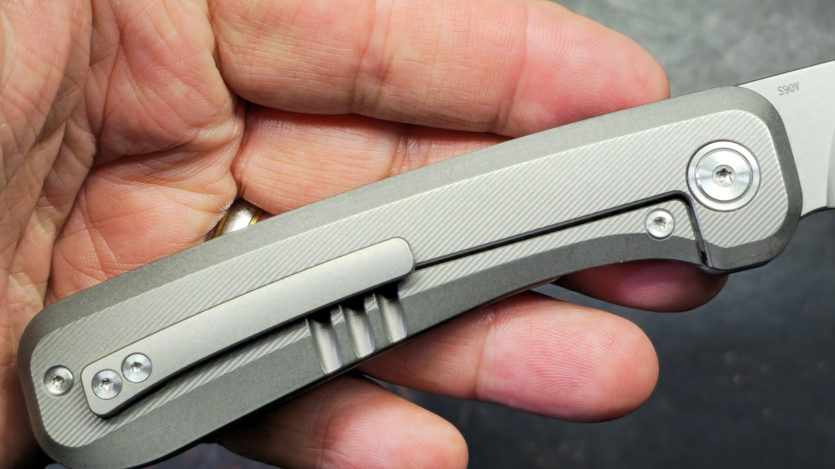 Miguron AM8 Ameight Morad II Titanium/Carbon Fiber Handle CPM S90V Blade