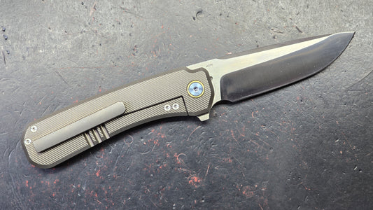 Miguron AM8 Ameight Morad Titanium/Carbon Fiber Handle CPM M390 Blade