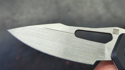Ketuo Mini Griffin Button Liner Lock G10/CF Handle 14c28n Blade