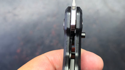 Ketuo Mini Griffin Button Liner Lock G10/CF Handle 14c28n Blade