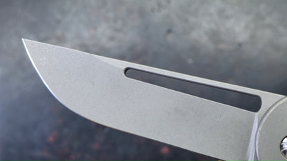 Forest Elf Rattle Snake F-10 (Ringing / Tuning Fork) Titanium Micarta Handle S35VN Blade
