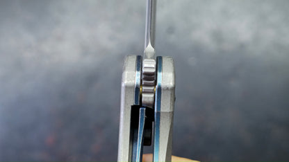 Forest Elf Rattle Snake F-10 (Ringing / Tuning Fork) Titanium Micarta Handle S35VN Blade