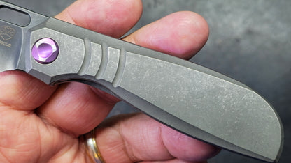 Poikilo Blade Gecko V2 Dark SW Titanium Handle M398 Blade