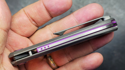 Poikilo Blade Gecko V2 Dark SW Titanium Handle M398 Blade