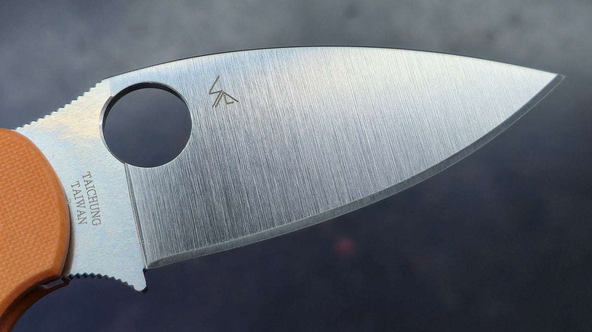 Spyderco Sage 5 Burnt Orange G10 Handle CPM REX 121 Blade