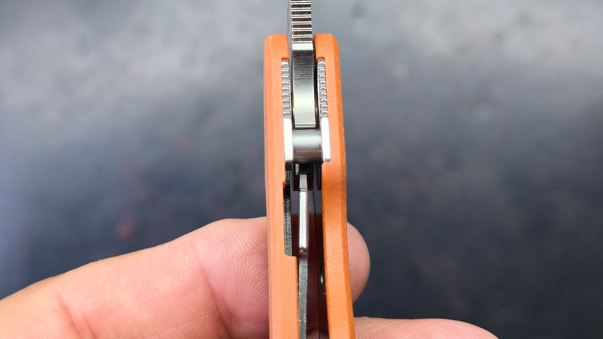 Spyderco Sage 5 Burnt Orange G10 Handle CPM REX 121 Blade