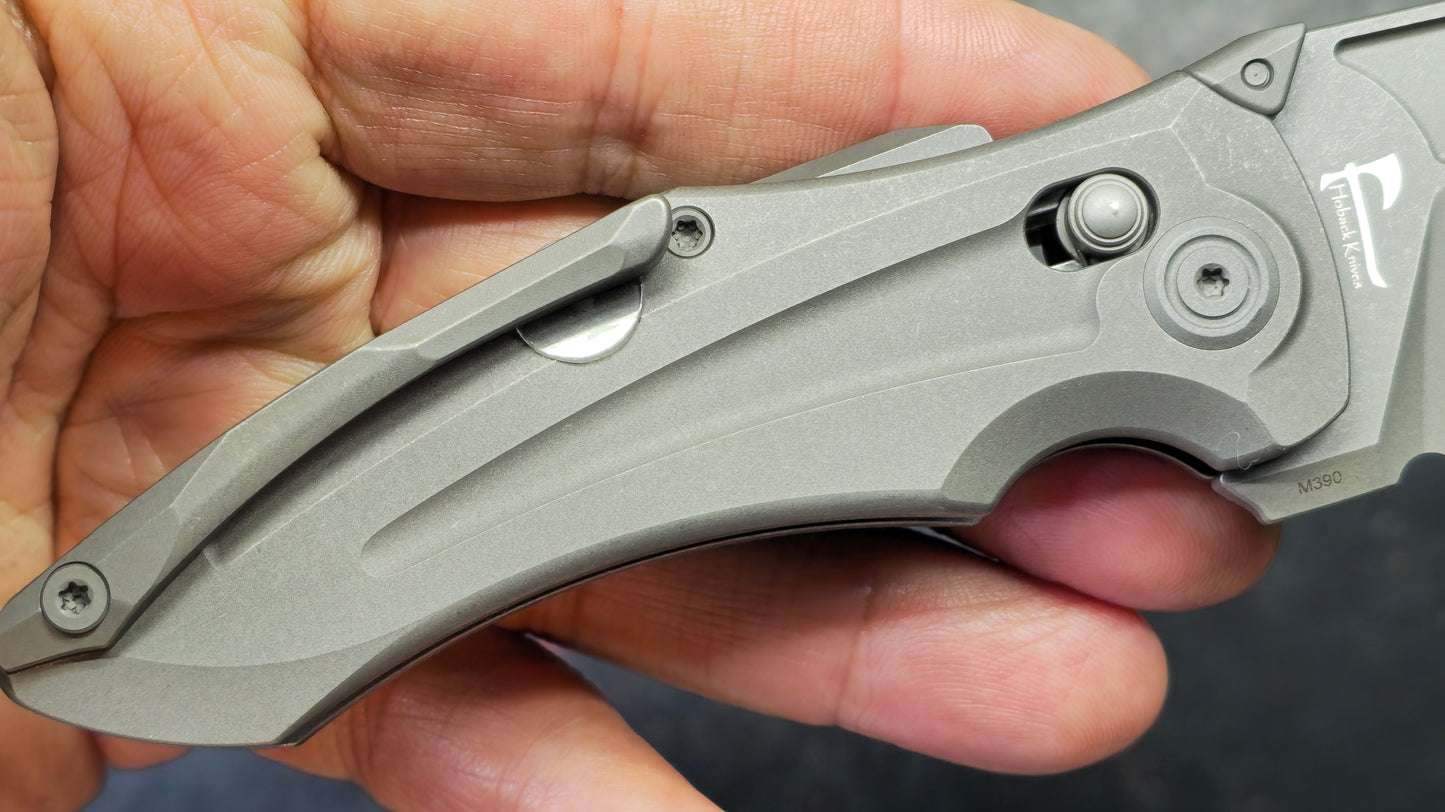 KB Sumo Crossbar Lock DarkWash Titanium Handle M390 Blade