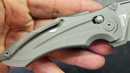 KB Sumo Crossbar Lock DarkWash Titanium Handle M390 Blade