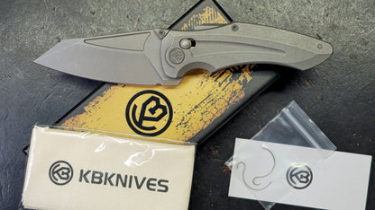 KB Sumo Crossbar Lock DarkWash Titanium Handle M390 Blade