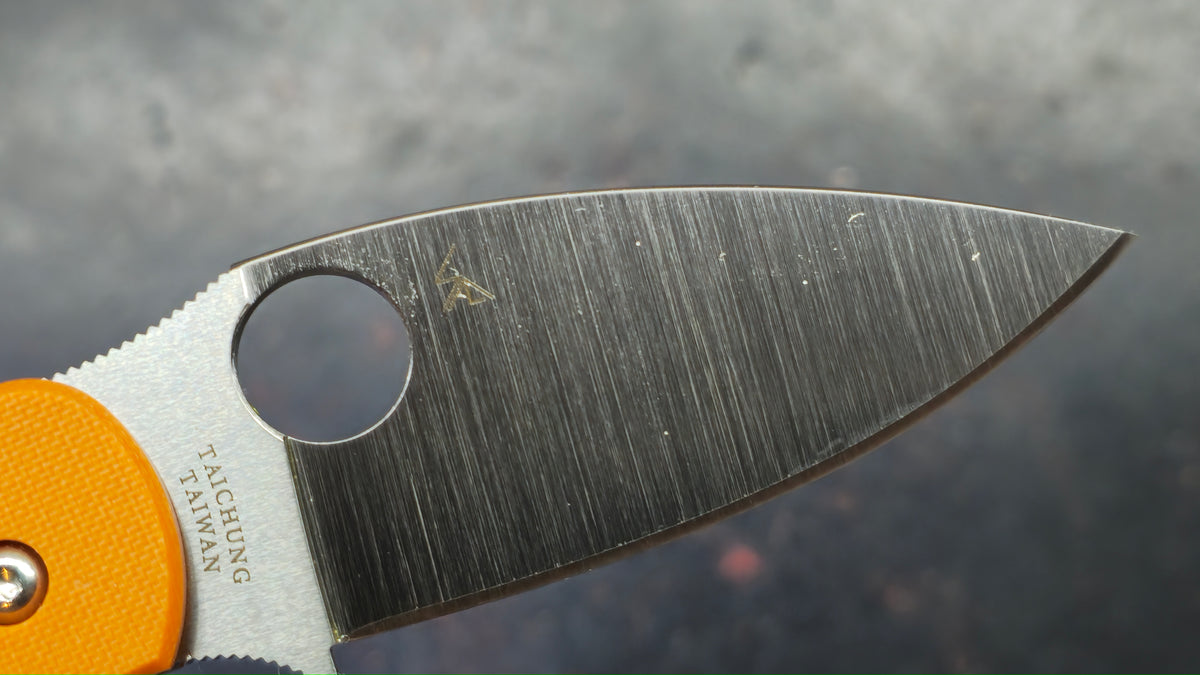 Spyderco Sage 6 Burnt Orange G-10 Handle CPM REX 121