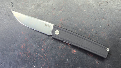 SRM Gent SRM401LCGB Black G10 Handle 10Cr15CoMoV Blade