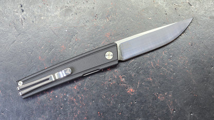 SRM Gent SRM401LCGB Black G10 Handle 10Cr15CoMoV Blade