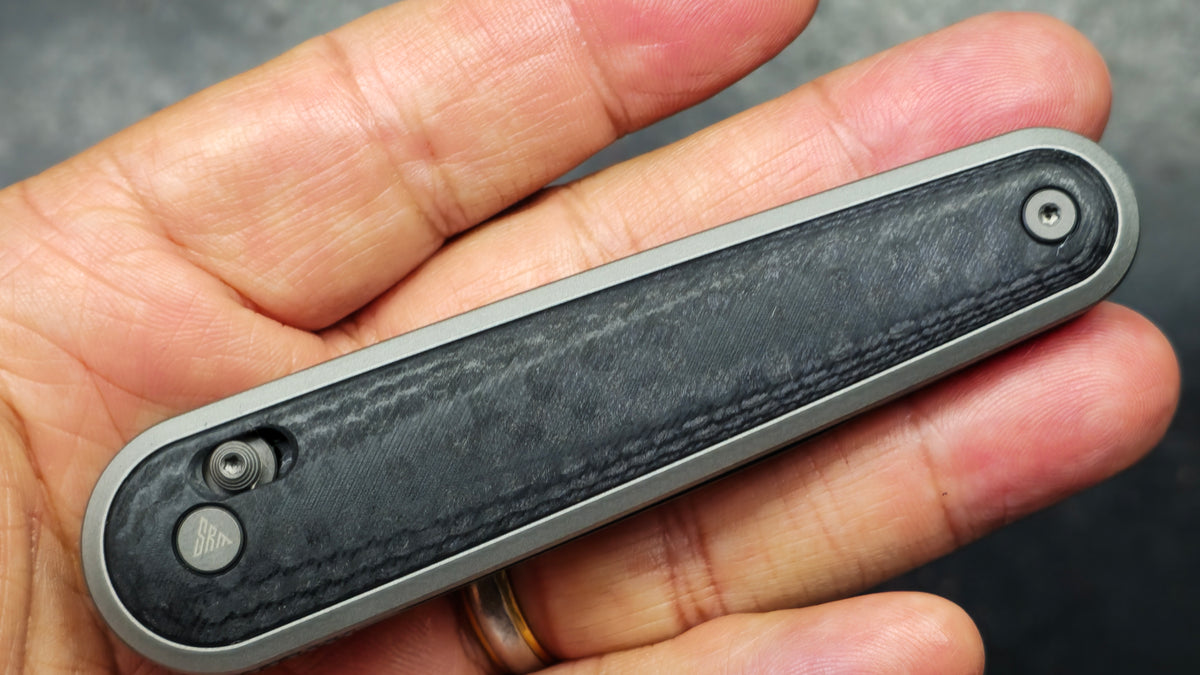 SRM Twin SRM251MB-GB Carbon Fiber Handle N690 Blade