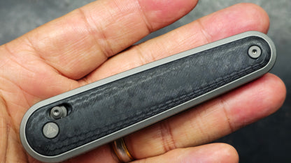SRM Twin SRM251MB-GB Carbon Fiber Handle N690 Blade