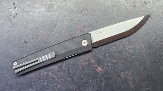SRM Gent SRM401LGB Black G10 Handle 10Cr15CoMoV (SCANDI) Blade