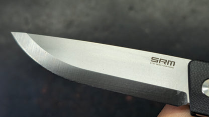 SRM Gent SRM401LGB Black G10 Handle 10Cr15CoMoV (SCANDI) Blade