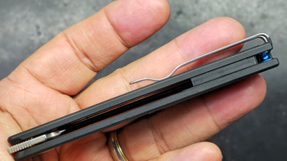 SRM Gent SRM401LGB Black G10 Handle 10Cr15CoMoV (SCANDI) Blade