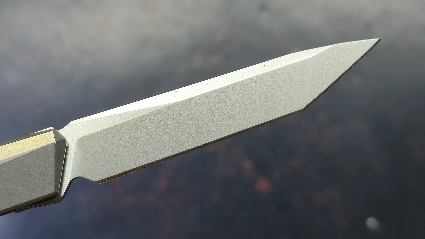Remette Eligo Liner Lock Gray Titanium Handle M390 Blade