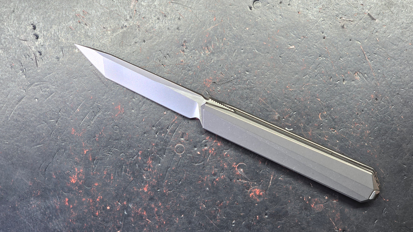 Remette Eligo SLIPJOINT Gray Titanium Handle M390 Blade